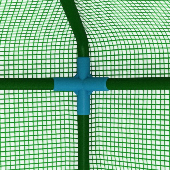 vidaXL Skleník s oceľovým rámom 1x0,5x1,9 m 0,5 m² – Obrázok 4