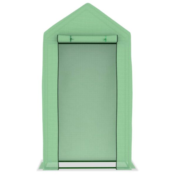 vidaXL Skleník s oceľovým rámom 1x0,5x1,9 m 0,5 m² – Obrázok 6