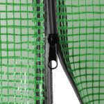 vidaXL Skleník s oceľovým rámom 1x0,5x1,9 m 0,5 m² – Obrázok 8