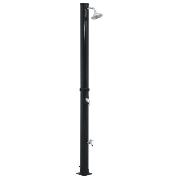 vidaXL Solárna sprcha čierna 220 cm 20 l – Obrázok 2