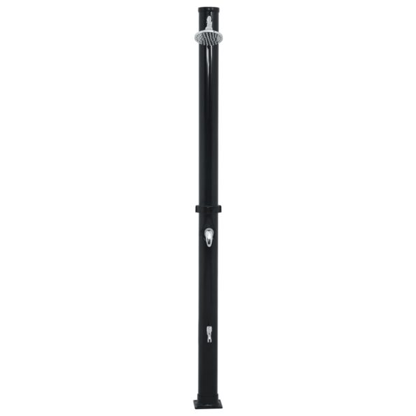 vidaXL Solárna sprcha čierna 220 cm 20 l – Obrázok 4