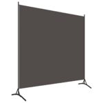 vidaXL 1-panelový paraván antracitový 175x180 cm – Obrázok 2