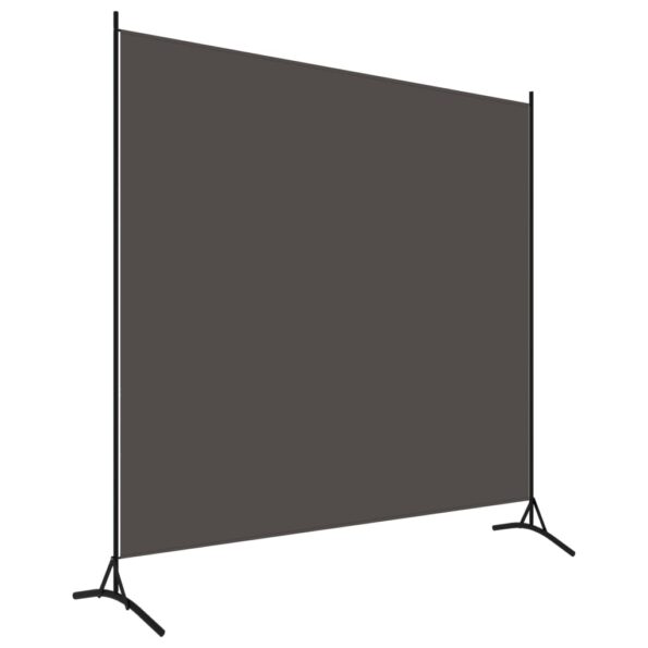 vidaXL 1-panelový paraván antracitový 175x180 cm – Obrázok 2