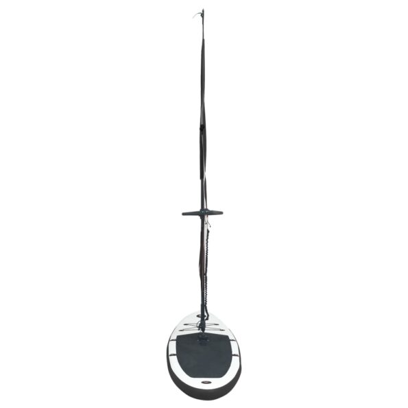 vidaXL Nafukovací Stand up paddleboard s plachtou, čierno biely – Obrázok 5