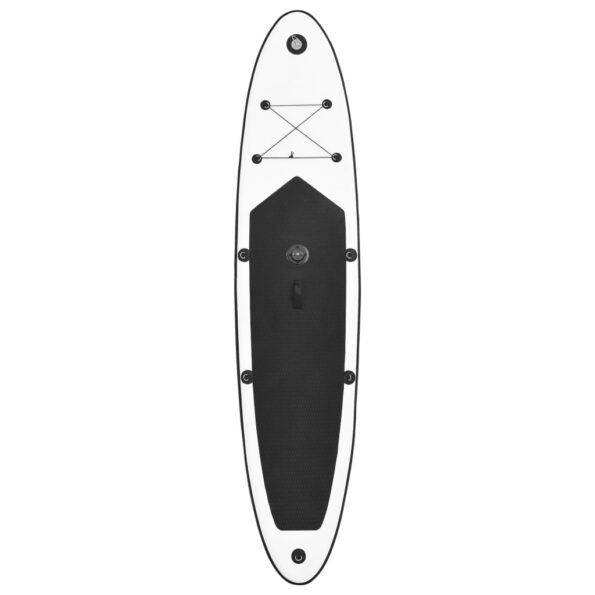 vidaXL Nafukovací Stand up paddleboard s plachtou, čierno biely – Obrázok 6