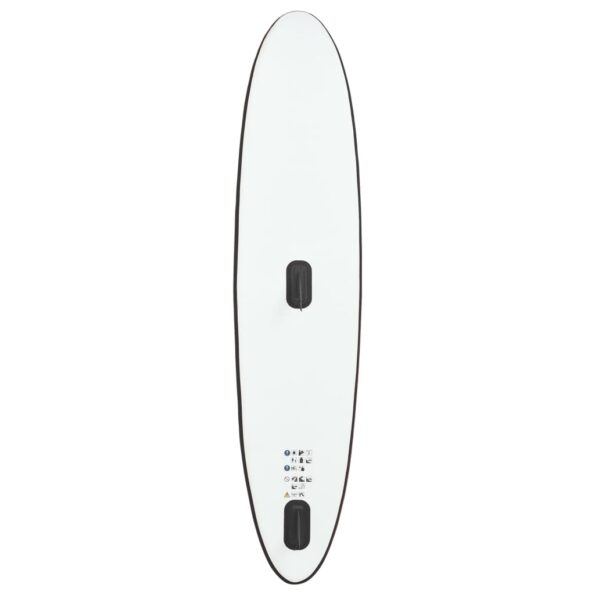 vidaXL Nafukovací Stand up paddleboard s plachtou, čierno biely – Obrázok 7