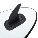 vidaXL Nafukovací Stand up paddleboard s plachtou, čierno biely – Obrázok 10