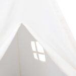 vidaXL Detský stan típí s taškou biely 120x120x150 cm polyesterový – Obrázok 6