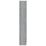 vidaXL Vitrína sivý dub sonoma 82,5x30,5x185 cm spracované drevo – Obrázok 4