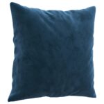 vidaXL Dekoratívne vankúše 2 ks modré 40x40 cm zamat – Obrázok 3