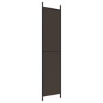 vidaXL 3-panelový paraván hnedý 150x220 cm látka – Obrázok 6