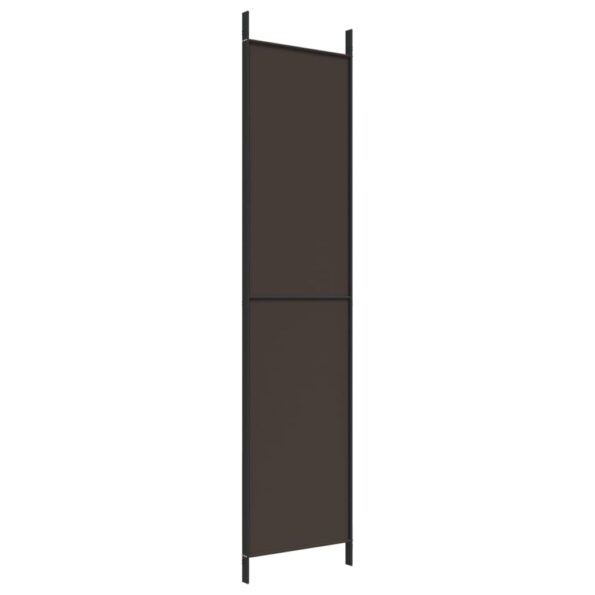 vidaXL 3-panelový paraván hnedý 150x220 cm látka – Obrázok 6
