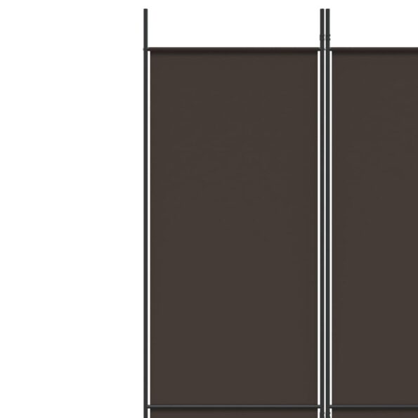 vidaXL 3-panelový paraván hnedý 150x220 cm látka – Obrázok 7
