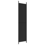 vidaXL 3-panelový paraván čierny 150x220 cm látkový – Obrázok 6