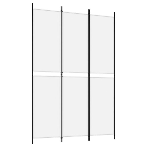 vidaXL 3-panelový paraván biely 150x220 cm látkový – Obrázok 2