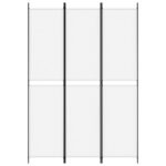 vidaXL 3-panelový paraván biely 150x220 cm látkový – Obrázok 3