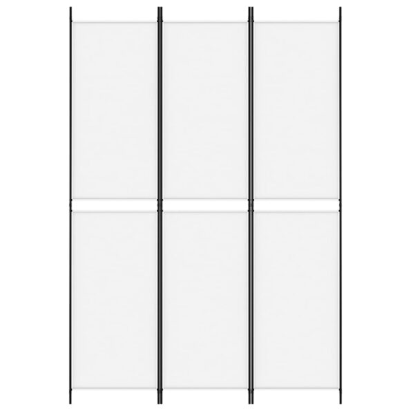vidaXL 3-panelový paraván biely 150x220 cm látkový – Obrázok 3