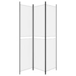 vidaXL 3-panelový paraván biely 150x220 cm látkový – Obrázok 4