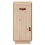 vidaXL Komoda 34x40x75 cm borovicový masív – Obrázok 6