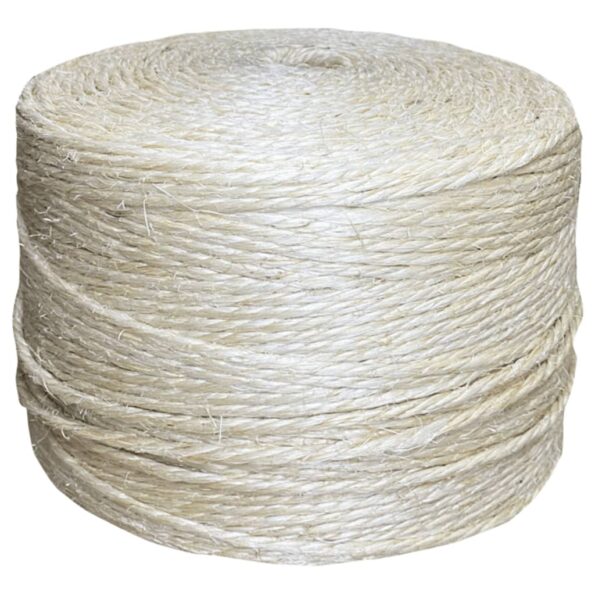 vidaXL Lano 100% sisal 4 mm 500 m – Obrázok 2