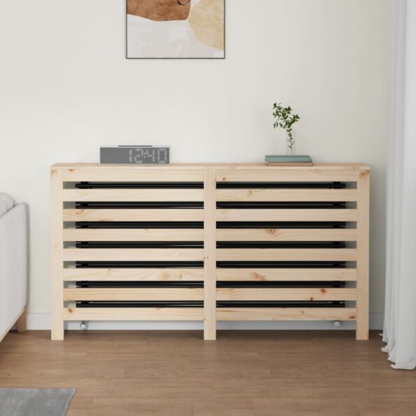 vidaXL Kryt na radiátor 153x19x84 cm masívna borovica – Obrázok 3