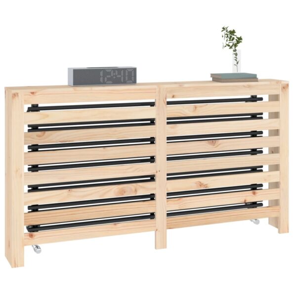 vidaXL Kryt na radiátor 153x19x84 cm masívna borovica – Obrázok 4