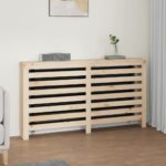 vidaXL Kryt na radiátor 153x19x84 cm masívna borovica