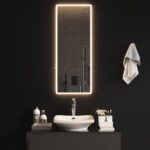 vidaXL LED kúpeľňové zrkadlo 40x100 cm – Obrázok 3