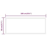 vidaXL LED kúpeľňové zrkadlo 40x100 cm – Obrázok 7