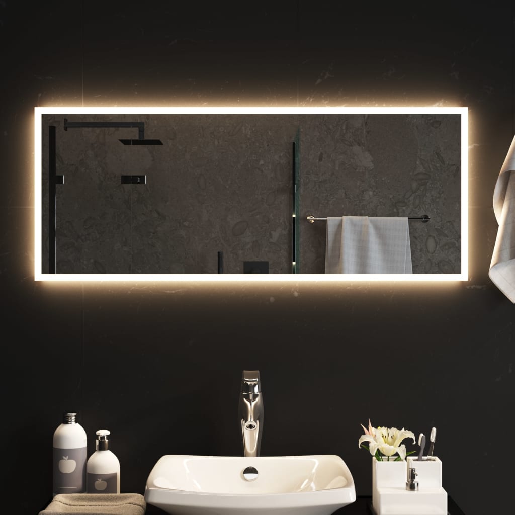 VXL8720845666590_m_en_hd_1.jpg vidaXL LED kúpeľňové zrkadlo 40x100 cm – Obrázok 1