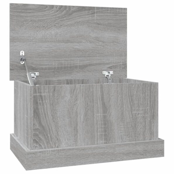 vidaXL Úložný box sivý sonoma 50x30x28 cm spracované drevo – Obrázok 2