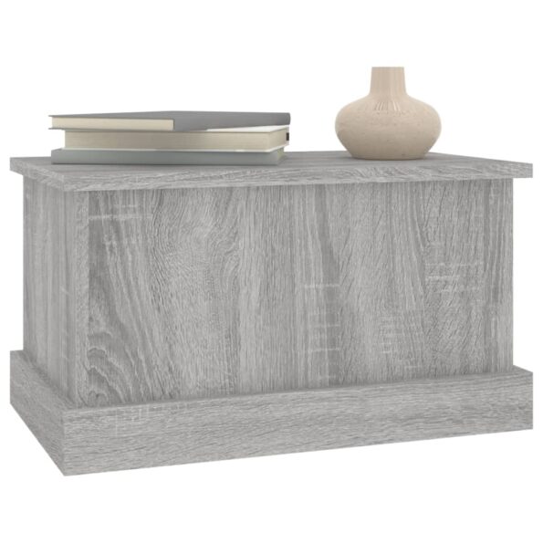 vidaXL Úložný box sivý sonoma 50x30x28 cm spracované drevo – Obrázok 4