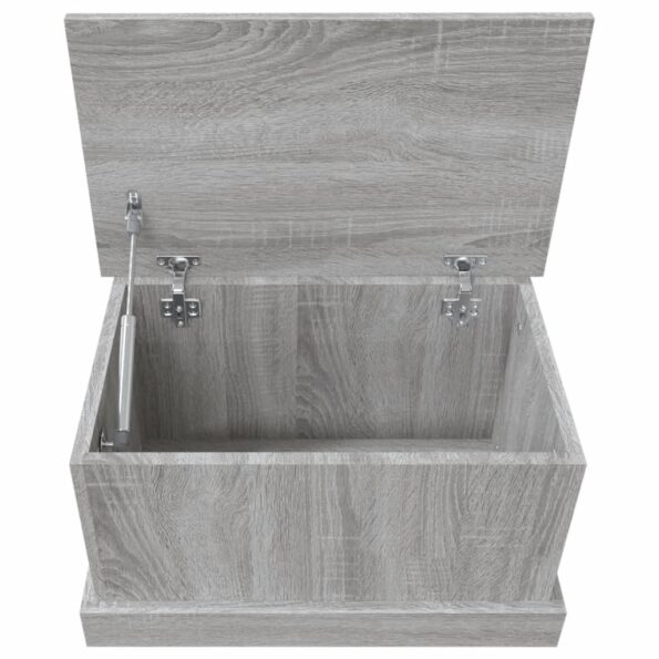 vidaXL Úložný box sivý sonoma 50x30x28 cm spracované drevo – Obrázok 8