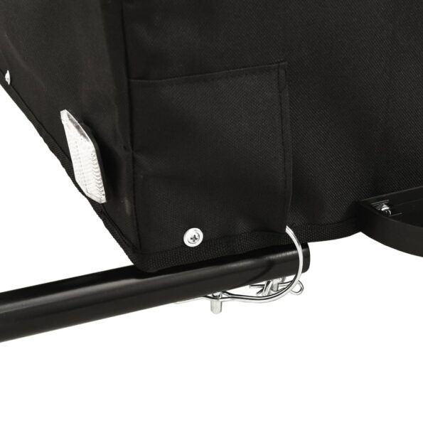 vidaXL Vozík za bicykel, čierno modrý 30 kg, železo – Obrázok 9