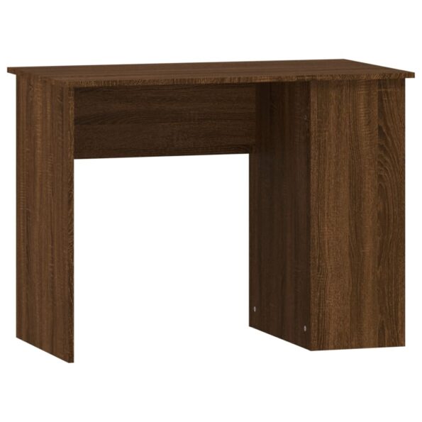 vidaXL Stôl hnedý dub 100x55x75 cm spracované drevo – Obrázok 2