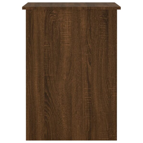 vidaXL Stôl hnedý dub 100x55x75 cm spracované drevo – Obrázok 5