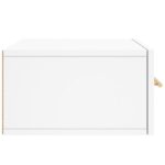 vidaXL Nástenné nočné stolíky 2 ks biele 35x35x20 cm – Obrázok 8