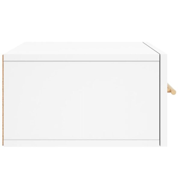 vidaXL Nástenné nočné stolíky 2 ks biele 35x35x20 cm – Obrázok 8