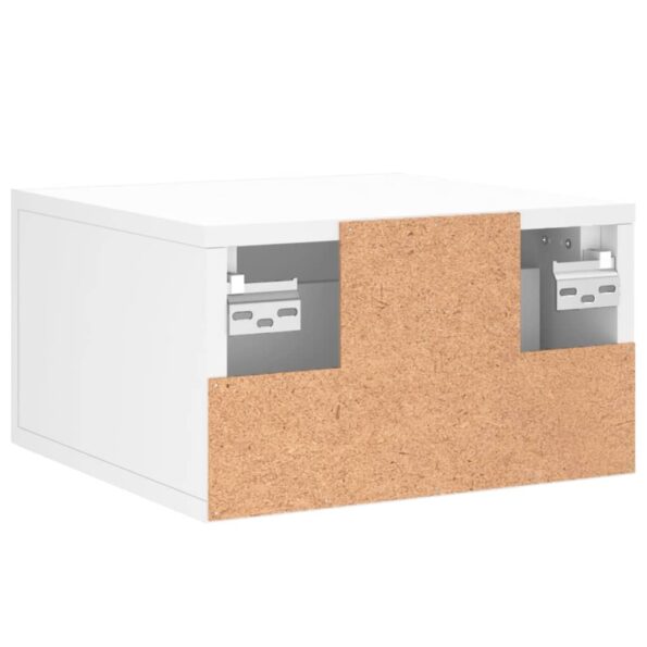 vidaXL Nástenné nočné stolíky 2 ks biele 35x35x20 cm – Obrázok 9