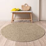 vidaXL Koberec ZIZUR 120 cm, jutový vzhľad, interiér a exteriér