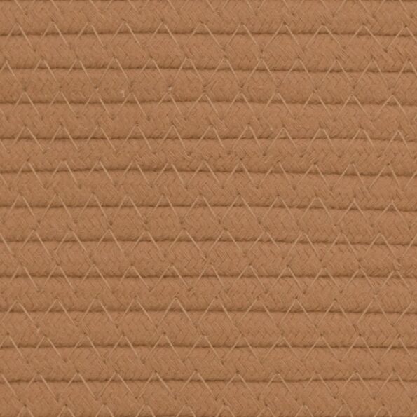 vidaXL Úložné koše 2 ks hnedé a biele Ø24x18 cm bavlna – Obrázok 8