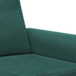 vidaXL Kreslo zelené 60 cm zamat – Obrázok 6