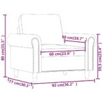 vidaXL Kreslo zelené 60 cm zamat – Obrázok 8