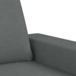 vidaXL Jednomiestna pohovka, tmavosivá 60 cm, látka – Obrázok 6