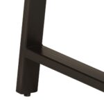 vidaXL Stolík so zásuvkami 105x55x70 cm mangovníkový masív a železo – Obrázok 7
