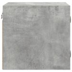 vidaXL Nočné skrinky sklenené dvierka 2 ks betónovo sivé 35x37x35 cm – Obrázok 8