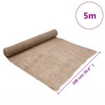 vidaXL Jutová rolka 1x5 m 100 % juta 200 g/m² – Obrázok 7