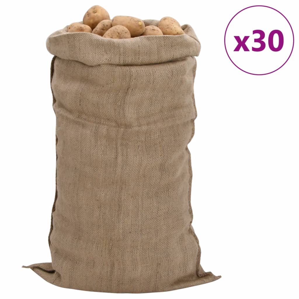 VXL8721012307810_a_en_hd_1.jpg vidaXL Jutové vrecia 30 ks 65x135 cm 100 % juta 340 gsm – Obrázok 1