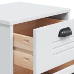 vidaXL Nočný stolík VIKEN, biely, kompozitné drevo – Obrázok 9