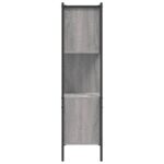 vidaXL Knižnica sivá sonoma 72x28x109 cm kompozitné drevo – Obrázok 6